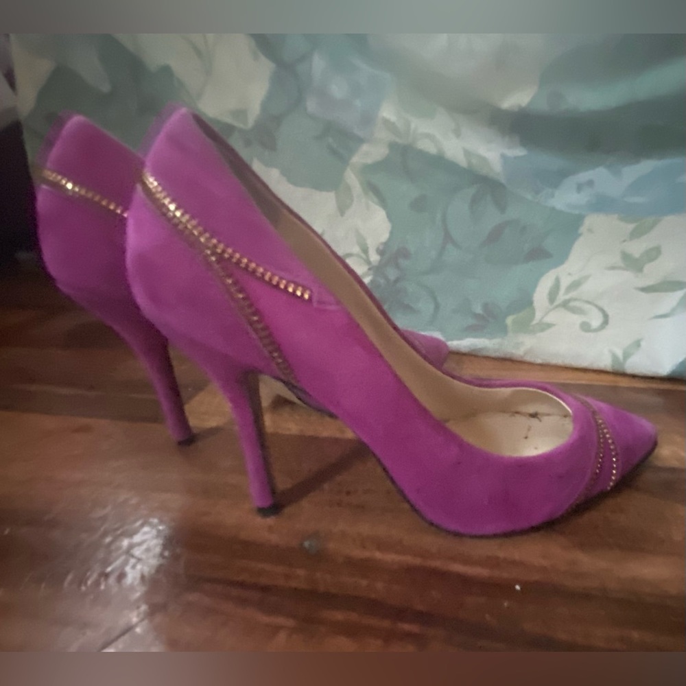 👡💓👀suede zipper pumps